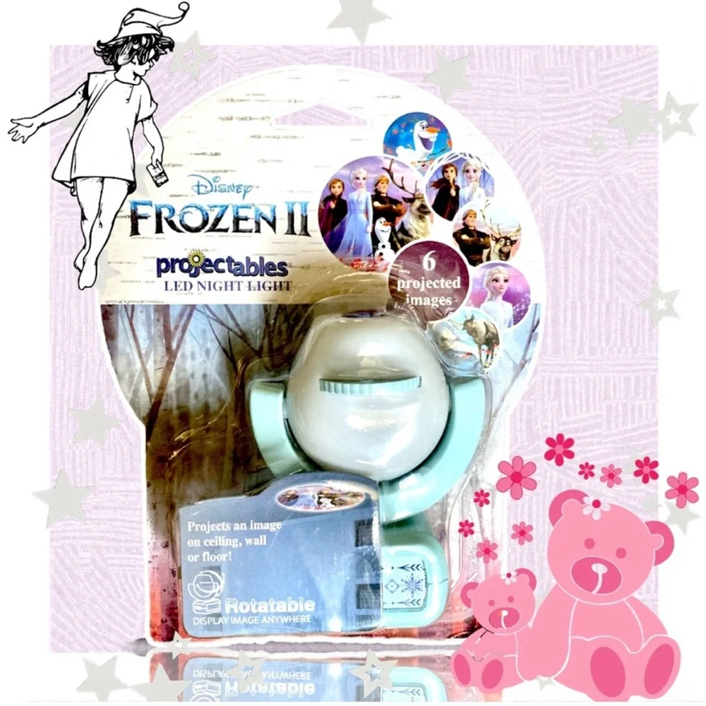 🆕 Disney Frozen II Nightlight Projector ~ Unisex ~ Kids ~ LED Nightlight ~ BNWT